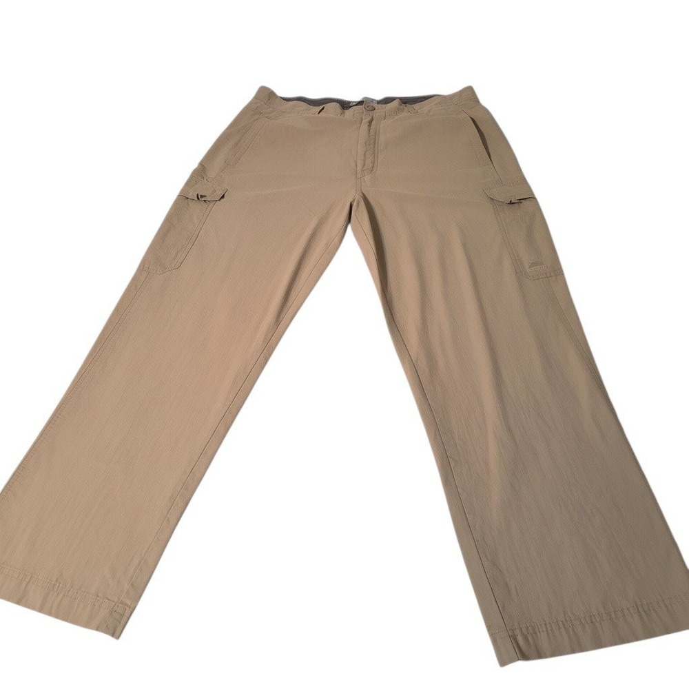 Nike ACG Cargo Pants Men 38 Tan Hiking Outdoor All Conditions Gear rip